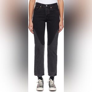 Levi’s 501 Original Chaps jeans black. Size 28